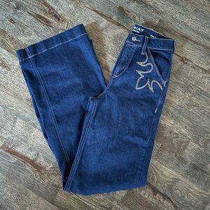 Ultra High Rise Western Wide Jean